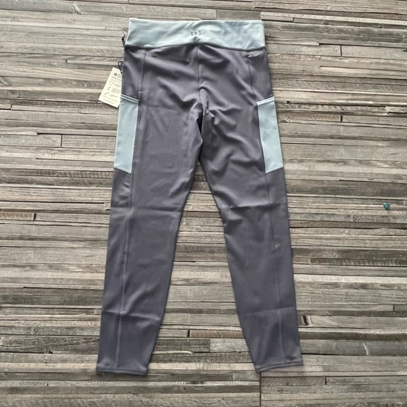 NWT PARKS PROJECT XL Matching Set Leggings & Sports Bra Blue Gray yoga hiker - Picture 6 of 6